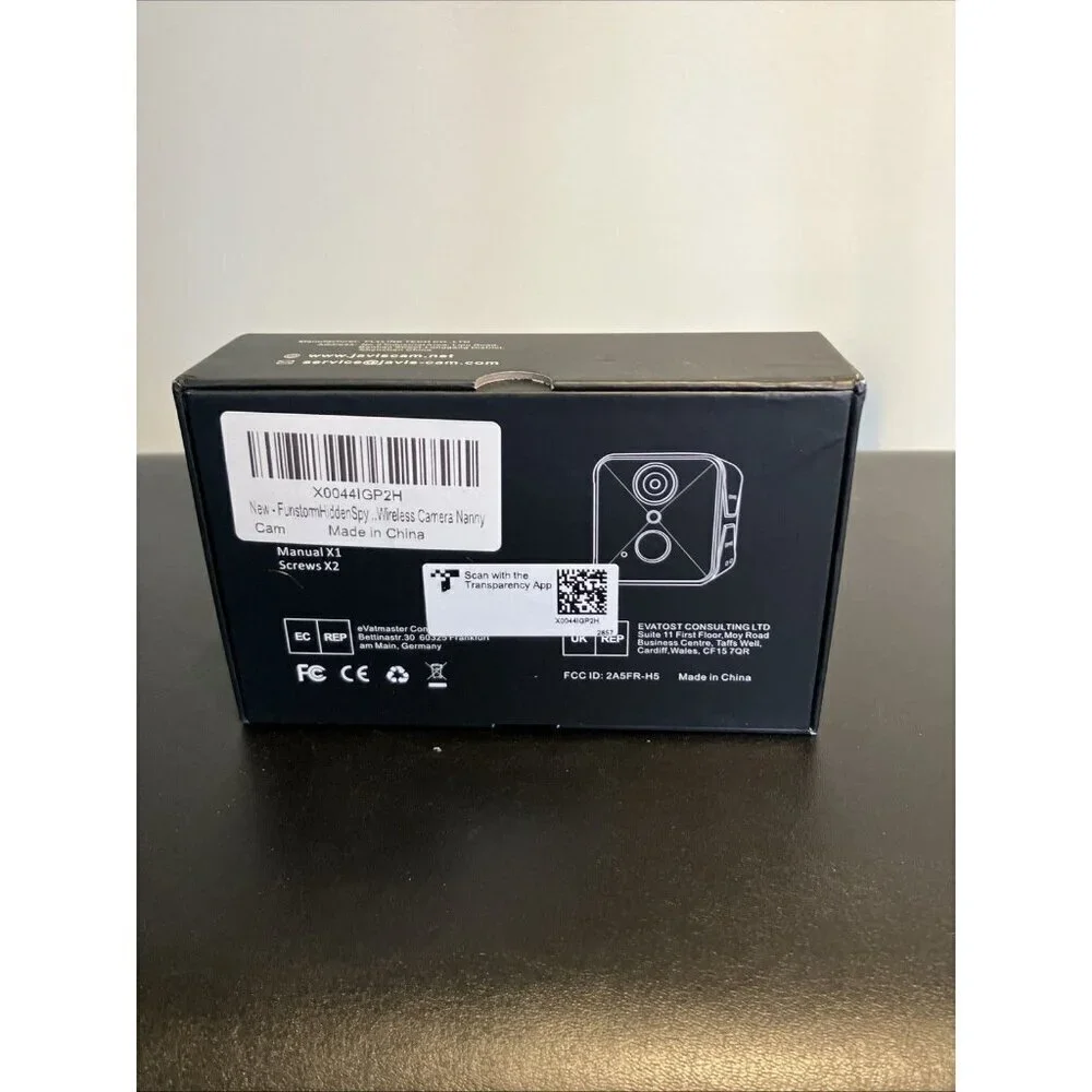 NIB Javiscam Mini Camera Security Camera, WiFi Connect, Motion & Night Detection